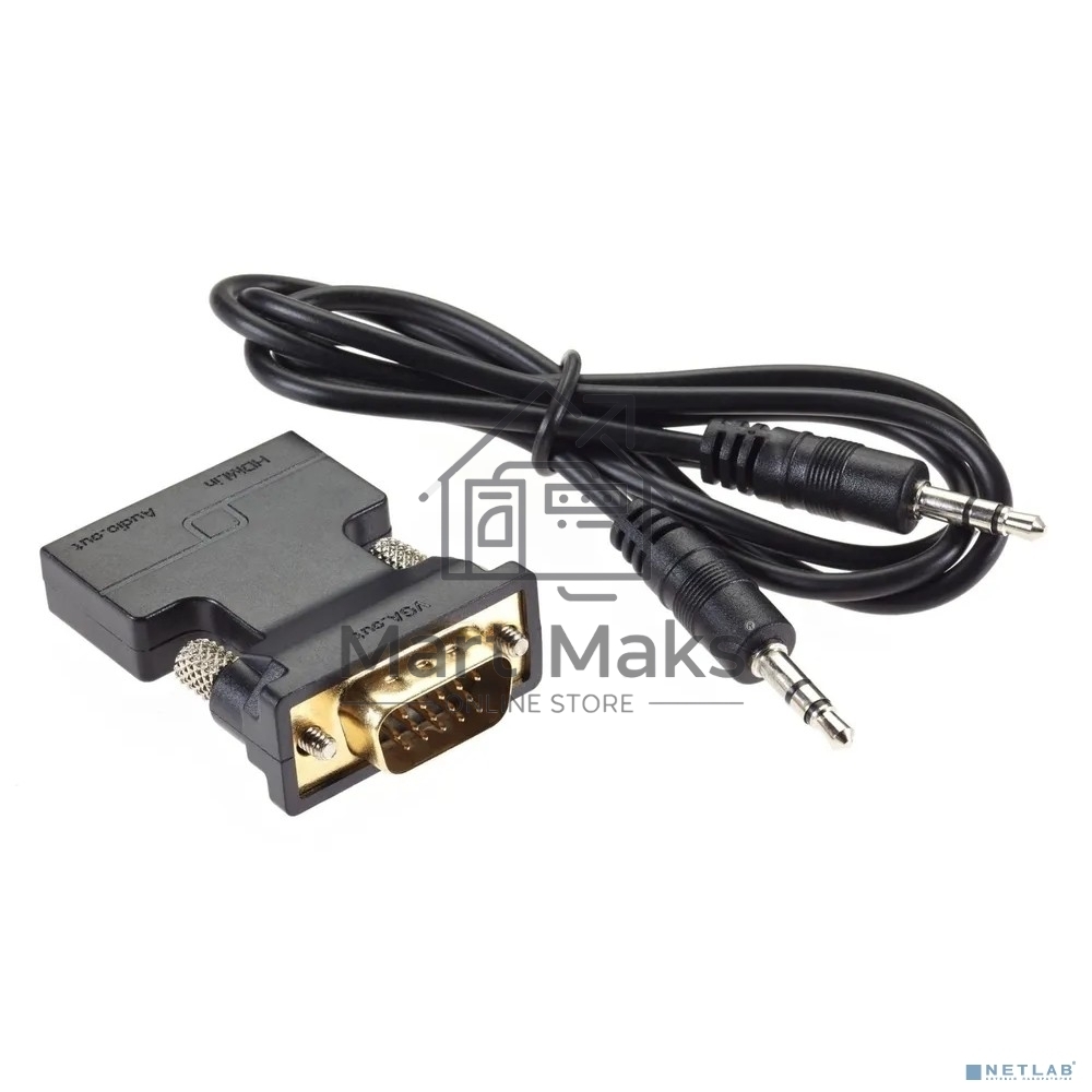 Переходник HDMI(F) --> VGA(M)+audio, Aopen CA336A 1080*60Hz