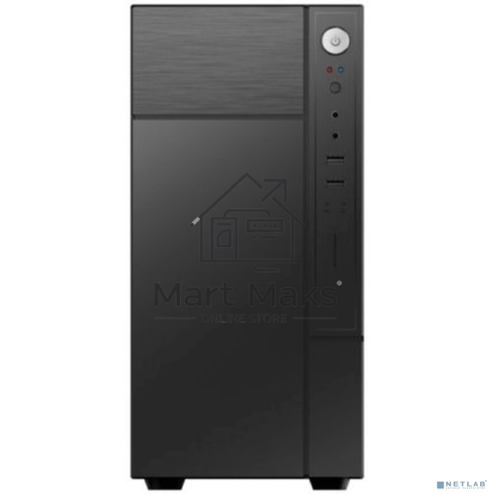 Компьютерный корпус с блоком питания 450Вт./ Case Forza mATX case, black, w/PSU 450W 12cm, w/2xUSB2.0, w/pwr cord, w/o FAN