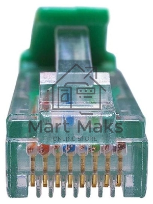 Патч-корд Suprlan 10-0158 UTP RJ-45 вил.-вилка RJ-45 кат.5E 2м зеленый LSZH 24AWG