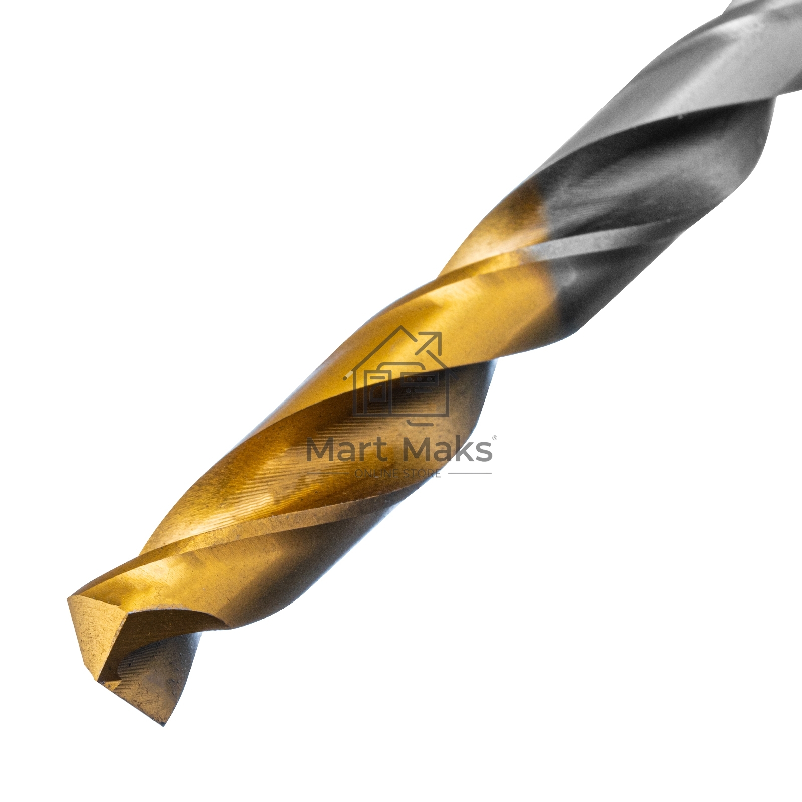 Сверло спиральное по металлу 8 x 117мм, Р6М5, Golden Tip Denzel