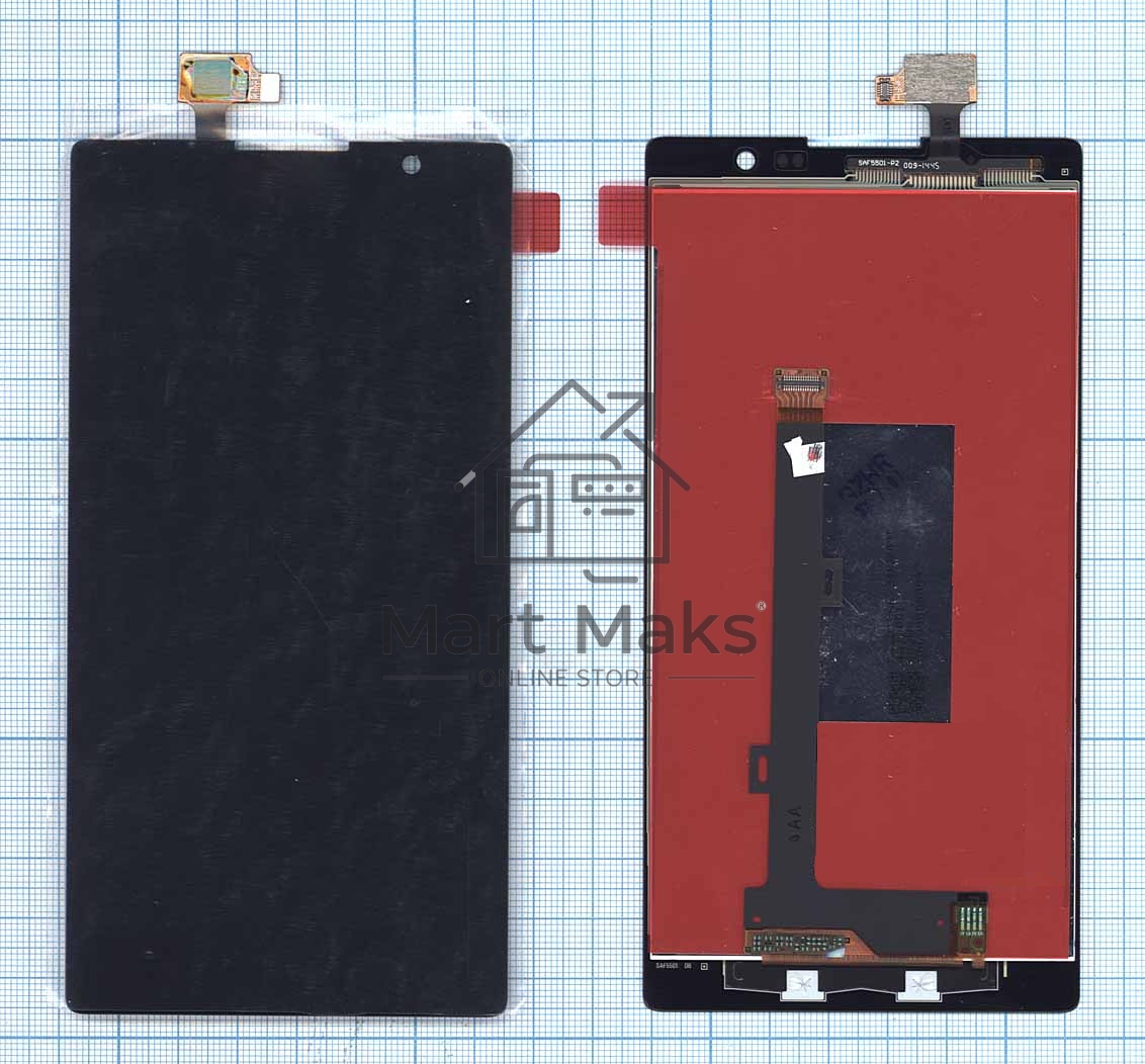 Дисплей для Lenovo P90 черный