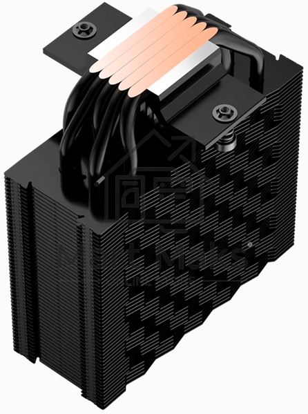 Кулер для процессора PCCooler RZ500 черный 120мм алюминий+медь 2200rpm 32db 4-pin 250W 155мм