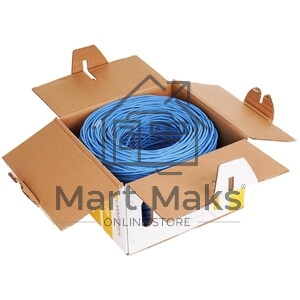 Кабель информационный Lanmaster LAN-5EUTP-PT-LSZH-BL cat.5e UTP 4 пары 24AWG LSZH внутренний 305м синий
