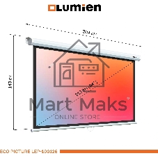 Настенный экран Lumien LEP-100126 Eco Picture 137х192см (рабочая область 104х186 см) (84