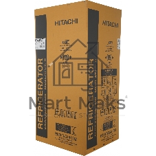 Холодильник Hitachi R-W660PUC7 GBK черный двухкамерный 396/144л морозилка сверху, No Frost, Side by Side