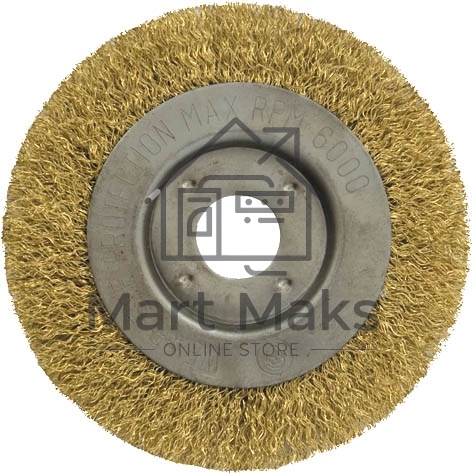 Кордщетка FIT 39065колесо желтая 125мм