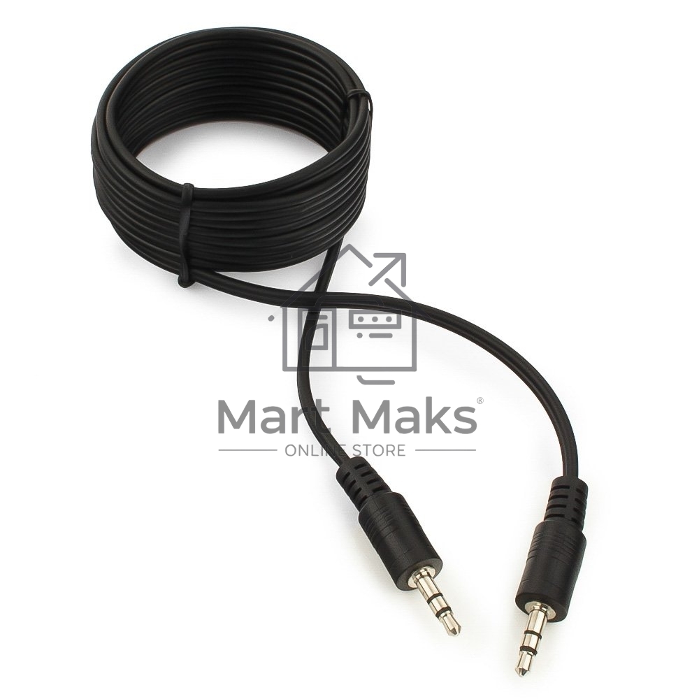 Кабель аудио Cablexpert CCA-404-2M, Jack3.5 - Jack3.5, 2м