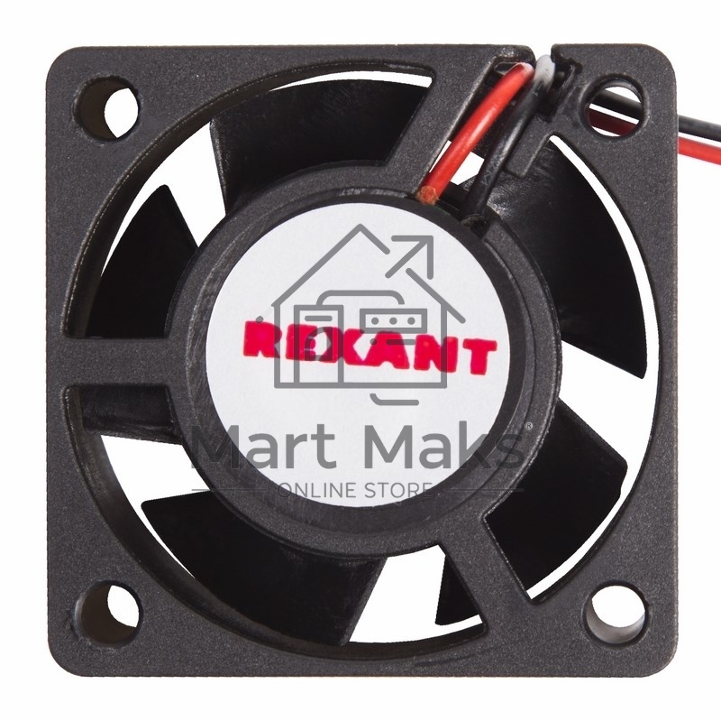 Вентилятор для корпуса Rexant RX 4020MS 24VDC черный, 40 мм, 6800 об/мин, 28 дБ, 2 pin