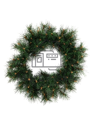 Еловый венок Neon-night Ø 45 см, леска