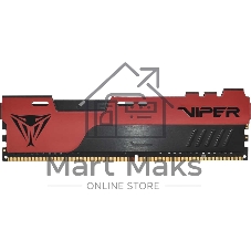 Оперативная память Patriot Viper Elite II, DDR4, 8GB (1x8 GB), 3600 MHz, CL20, DIMM, радиатор, красный/черный