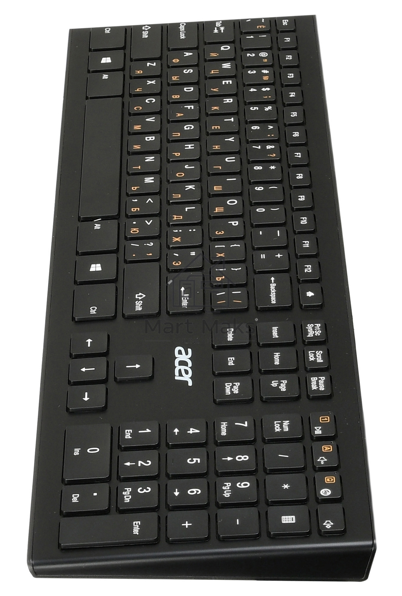 Клавиатура Acer OKR010 беспроводная, USB, Радиоканал, черный