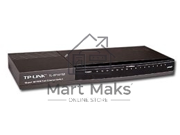 Коммутатор TP-Link SMB TL-SF1016D Коммутатор 16-port 10/100M Desktop Switch, 16 10/100M RJ45 ports, Plastic case
