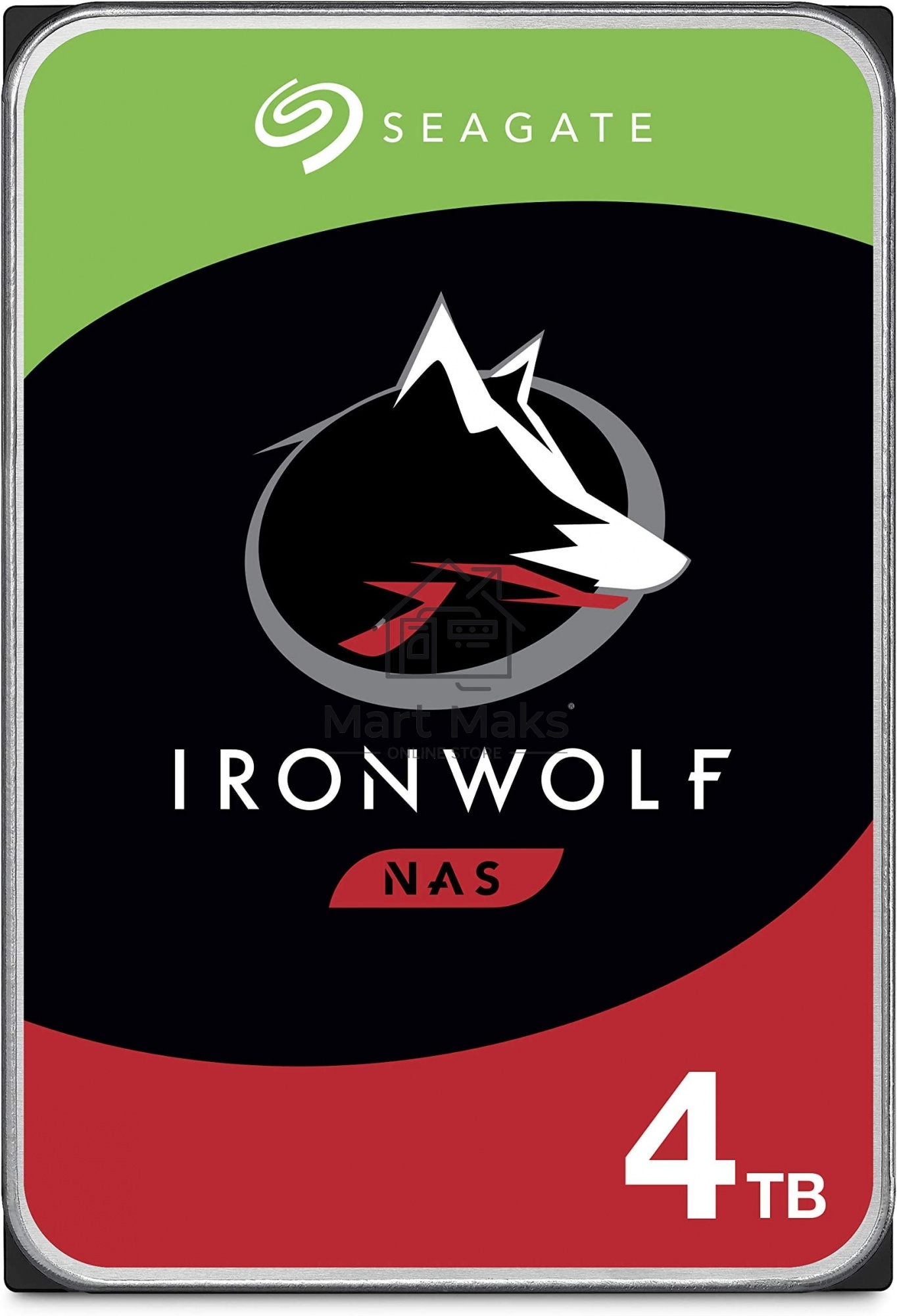 Жесткий диск Seagate 4TB Ironwolf (ST4000VN006) SATA 6.0Gb/s, 5400 rpm, 256mb buffer, 3.5