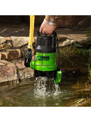 Дренажный насос Сибртех для грязной воды СДН800-35 800 Вт напор 9 м 13500 л/ч