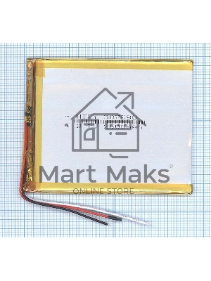 Аккумулятор Li-Pol (батарея) 3*75*90мм 3pin 3.7V/2600mAh