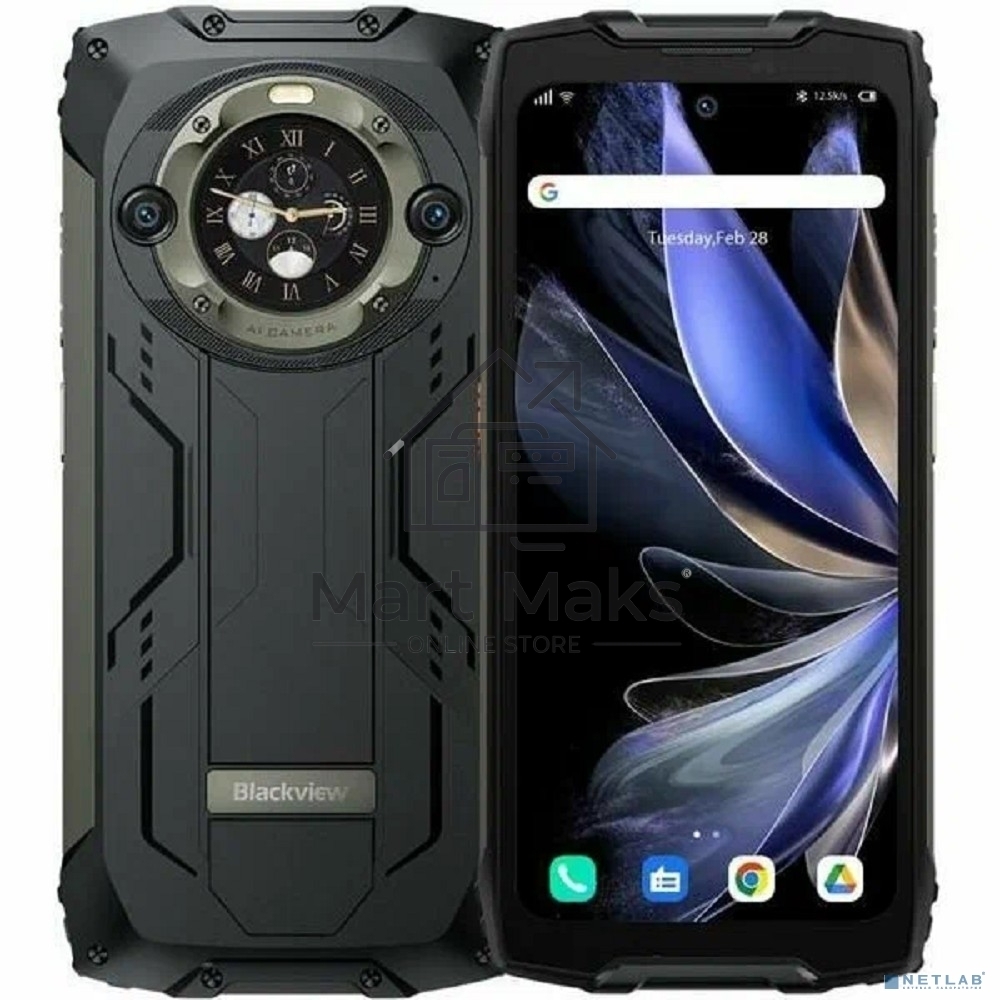 Смартфон Blackview BV9300 Pro, 12/256Gb, черный