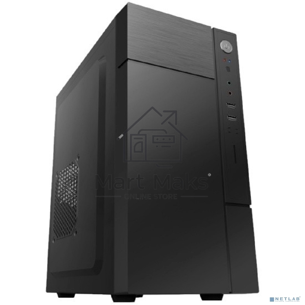 Компьютерный корпус с блоком питания 450Вт./ Case Forza mATX case, black, w/PSU 450W 12cm, w/2xUSB2.0, w/pwr cord, w/o FAN
