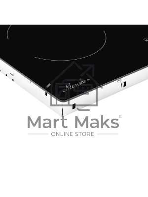 Встраиваемая варочная панель MHE 6022 электрическая, 60 см, 4 конфорки, черный