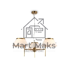 Люстра Ambrella light LH72471/3 BS/WH латунь/белый Е14/3 max 40W D800*290-1080