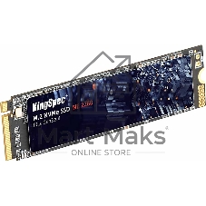 Накопитель SSD KingSpec NE-2TB, 2000Gb, PCIe 3.0 x4, M.2 2280, NVMe, R/W 2400/1900