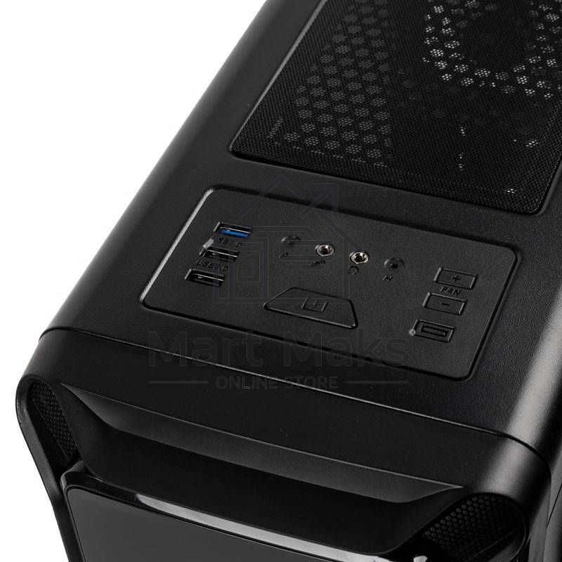 Компьютерный корпус Zalman i3 edge черный без БП ATX 3x120mm 2xUSB2.0 1xUSB3.0 audio bott PSU