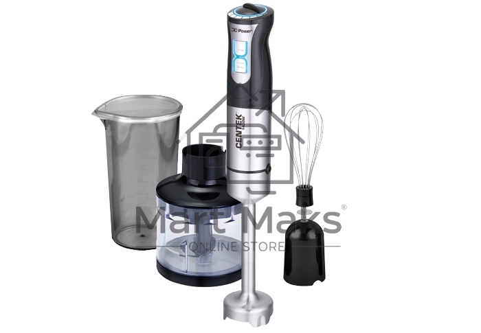 Блендер погружной Centek CT-1342 1400 Вт, черный/стальной