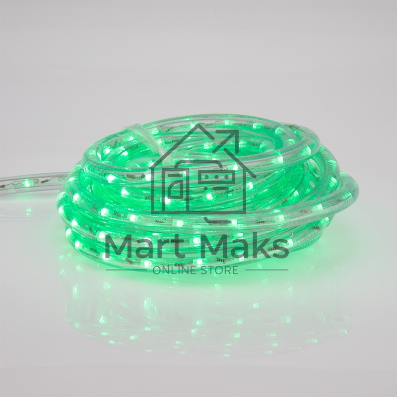 Дюралайт LED, свечение с динамикой (2W) - RGB Ø13мм, 36LED/м, 14м