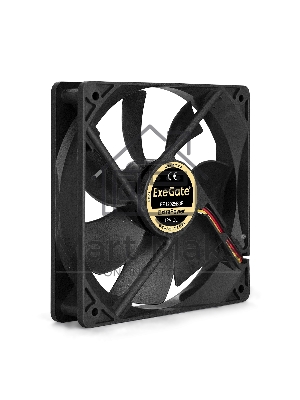 Вентилятор для корпуса ExeGate ExtraPower EP12025B3P черный, 120 мм, 1850 об/мин, 30 дБ, 3 pin