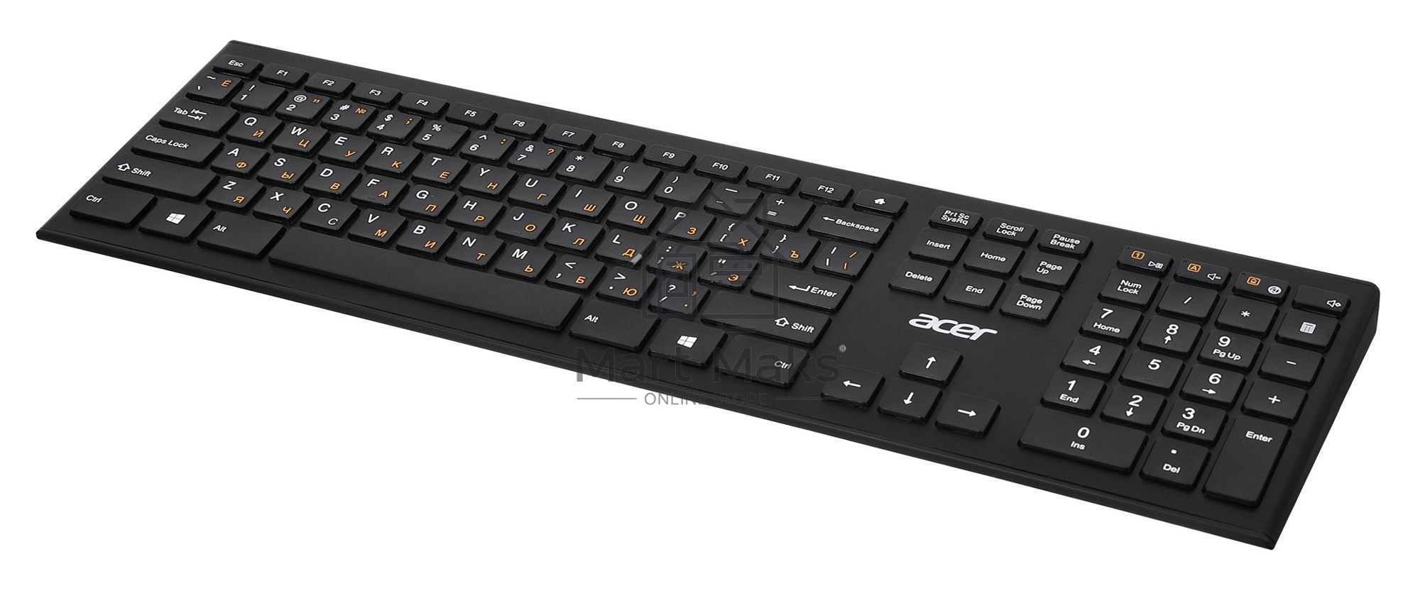 Клавиатура Acer OKR010 беспроводная, USB, Радиоканал, черный
