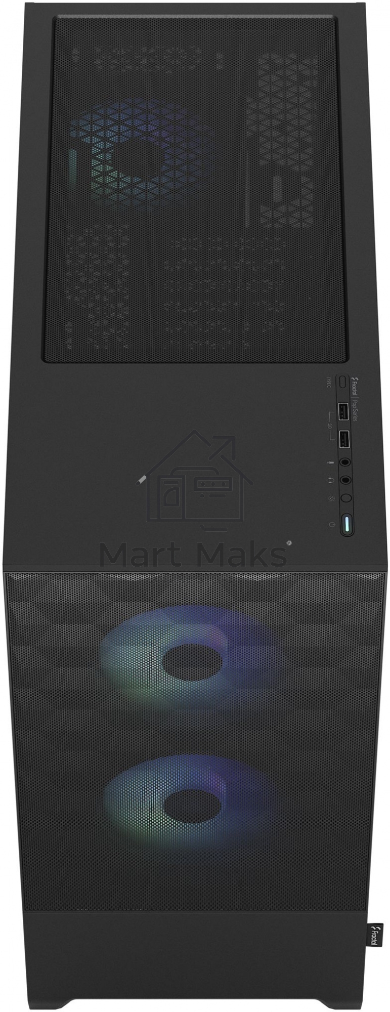Корпус Fractal Design Pop Air RGB Black TG Clear Tint FD-C-POR1A-06