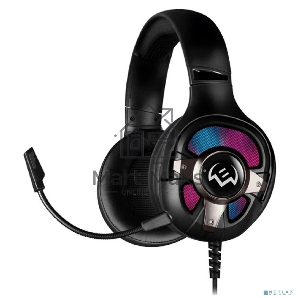 Наушники с микрофоном Sven AP-U1100MV черный 2.2м мониторные оголовье