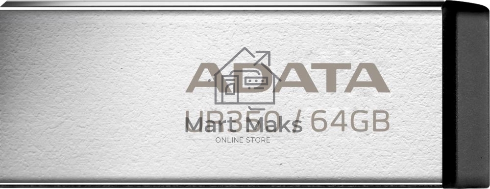 Флешка USB R/W ADATA UR350-64G-RSR/BK USB3.2 64G черный