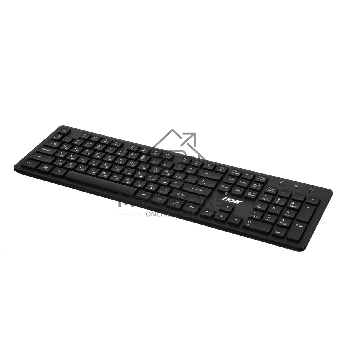 Клавиатура Acer OKW020 проводная, USB, черный