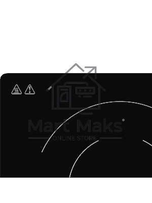 Встраиваемая варочная панель MHE 6022 электрическая, 60 см, 4 конфорки, черный