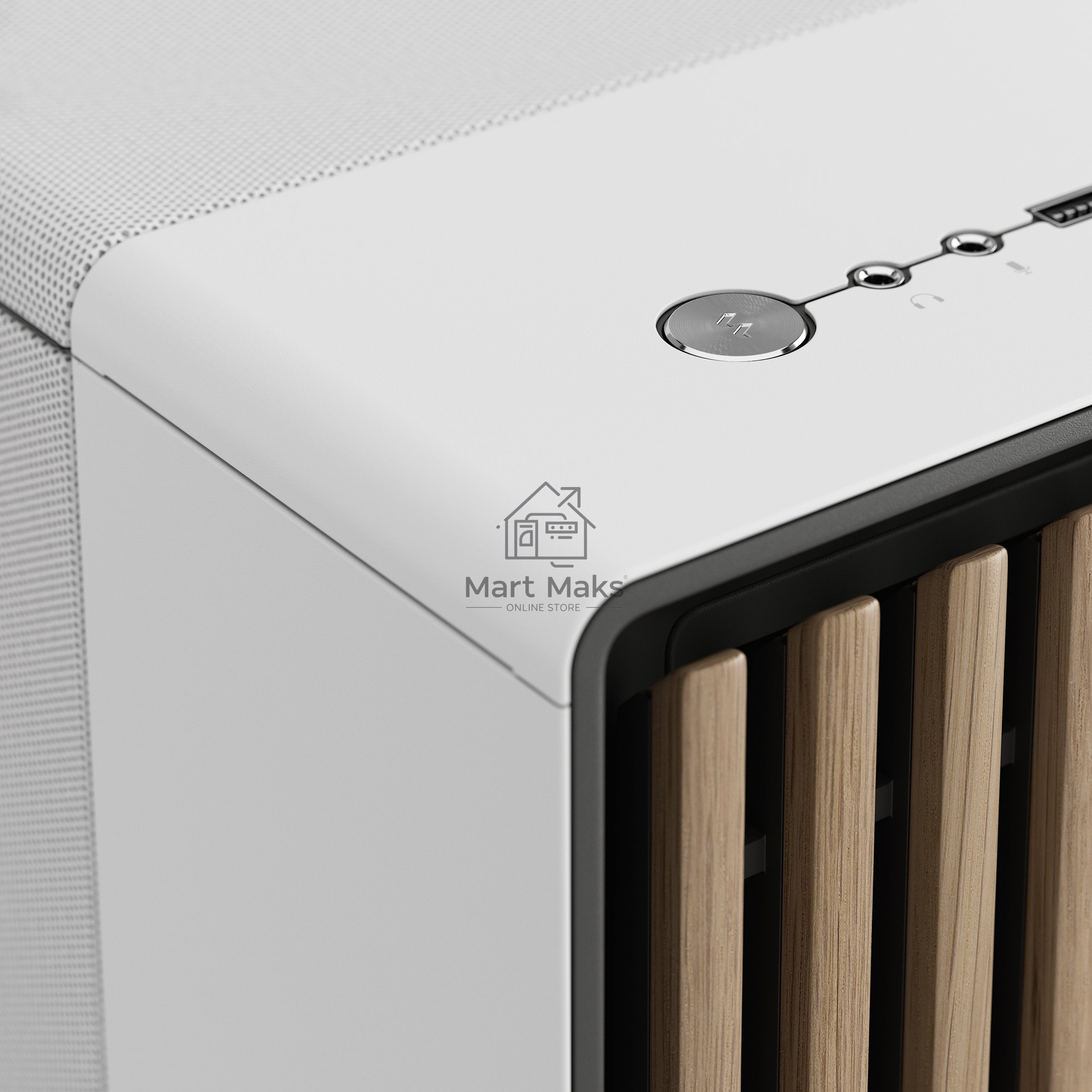 Корпус ПК без блока питания Fractal Design North XL, Full-Tower, 3x140mm, 2xUSB-A 3.2 + 1xUSB 3.2 Type-C E-ATX, ATX, mATX, mITX Wood panel, Chalk White