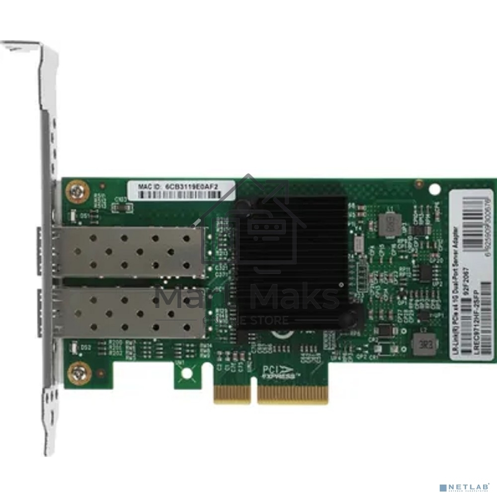Сетевой адаптер PCIE 1Gb 2SFP LREC9712HF-2SFP LR-LINK