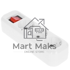 Удлинитель Smartbuy, 6 гнезд 7 м, 16А/3,5 кВт с выкл. и заземлением ПВС 3х1,0 (SBE-16-6-07-ZS)