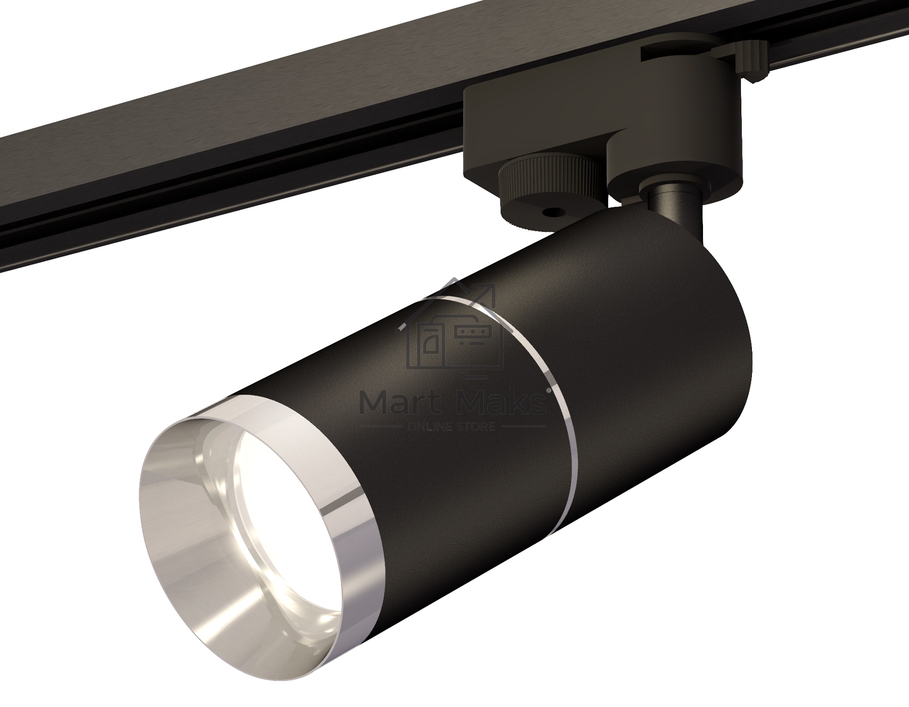 Светильник Ambrella light XT6302002 SBK/PSL черный песок/серебро полированное MR16 GU5.3 (A2521, C6302, A2060, C6302, N6132)