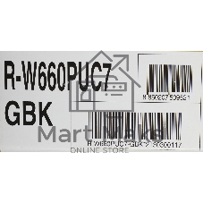Холодильник Hitachi R-W660PUC7 GBK черный двухкамерный 396/144л морозилка сверху, No Frost, Side by Side