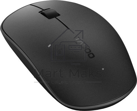 Мышь Rapoo M200 черный оптическая (1000dpi) беспроводная BT/Radio USB (2but)