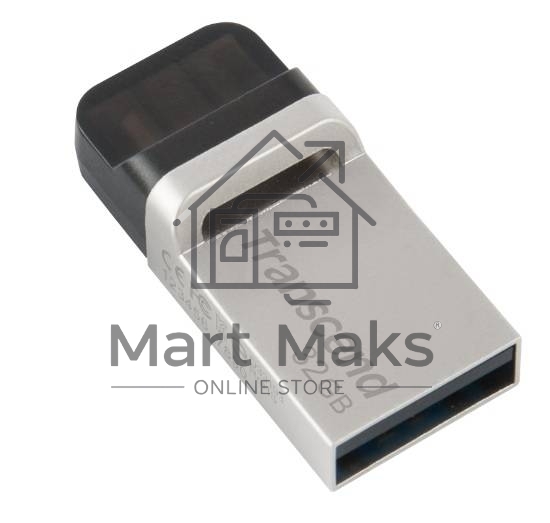 Флешка USB R/W R/W Transcend 32GB JetFlash 880, USB 3.0 OTG,Металл