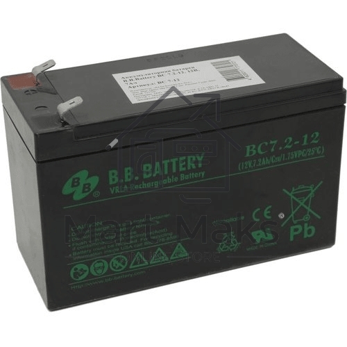 Батарея B.B.Battery BC 7.2-12 (12V 7.2Ah)