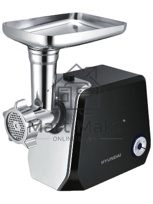 Мясорубка электрическая Hyundai HY-MG4422 1200Вт черный/серебристый