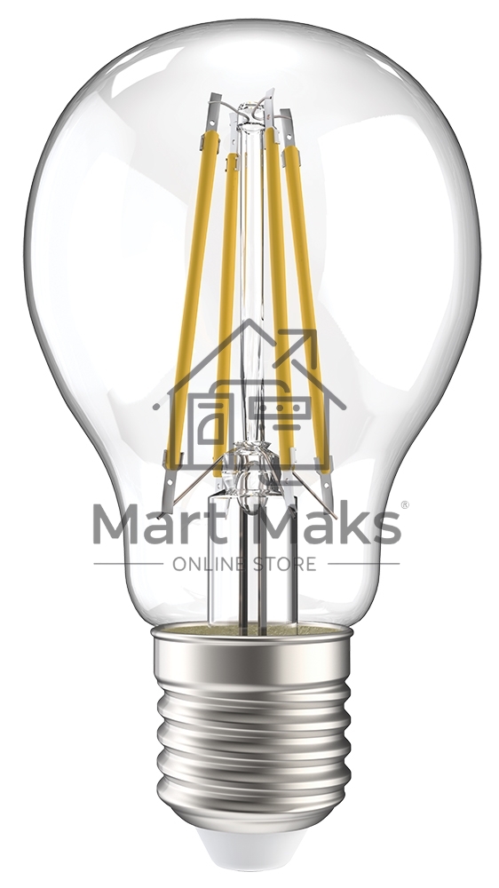 Лампа LED A60 шар прозр. Iek LLF-A60-11-230-40-E27-CL 11Вт 230В 4000К E27 серия 360°