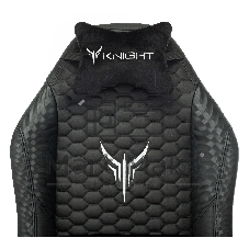 Кресло игровое Knight Neon черный соты эко.кожа с подголов. крестовина металл
