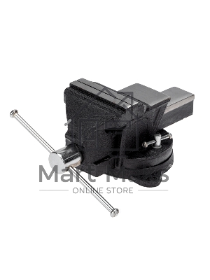 Тиски слесарные 100мм, поворотные, с наковальней KRANZ