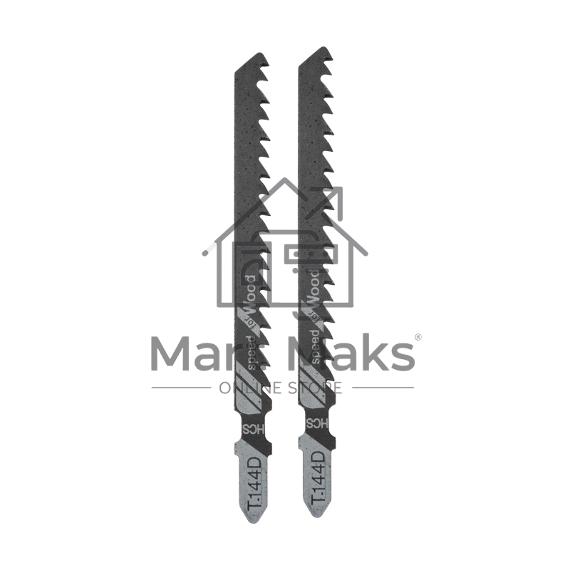 Пилка для электролобзика 100 мм 6 з/д 8-60 мм T144D (2 шт./уп.) (дерево) Kranz