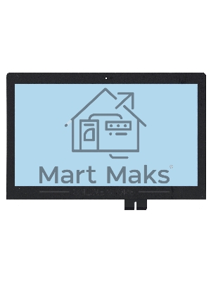 Сенсорное стекло (тачскрин) для Lenovo Edge 2-1580 черное