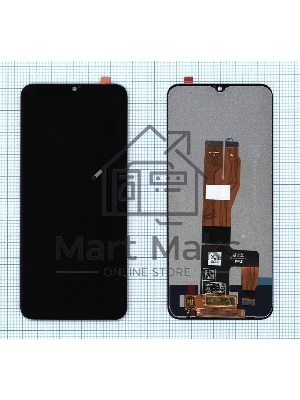 Дисплей для Realme C30 черный