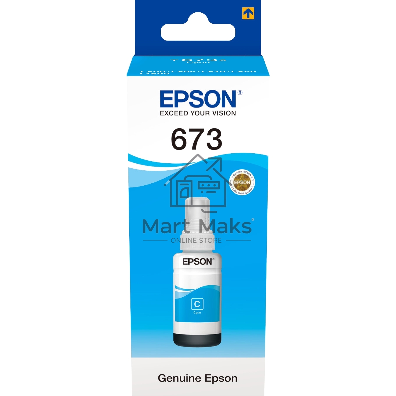 Чернила EPSON C13T67324A для L800 (cyan) 70 мл